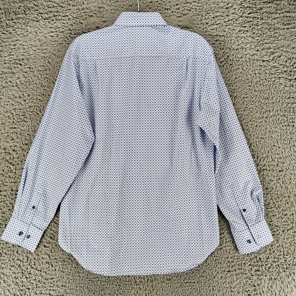 WRK Shirt Mens 15.5 Blue Long Sleeve Button Up Dress *NWT* - Picture 9 of 10